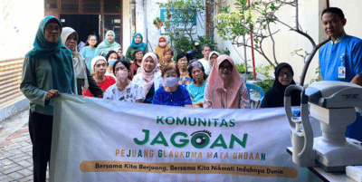 Komunitas Glaukoma “JAGOAN” RS Mata Undaan Gelar Sosialisasi dan Pemeriksaan Mata pada Warga Sambongan