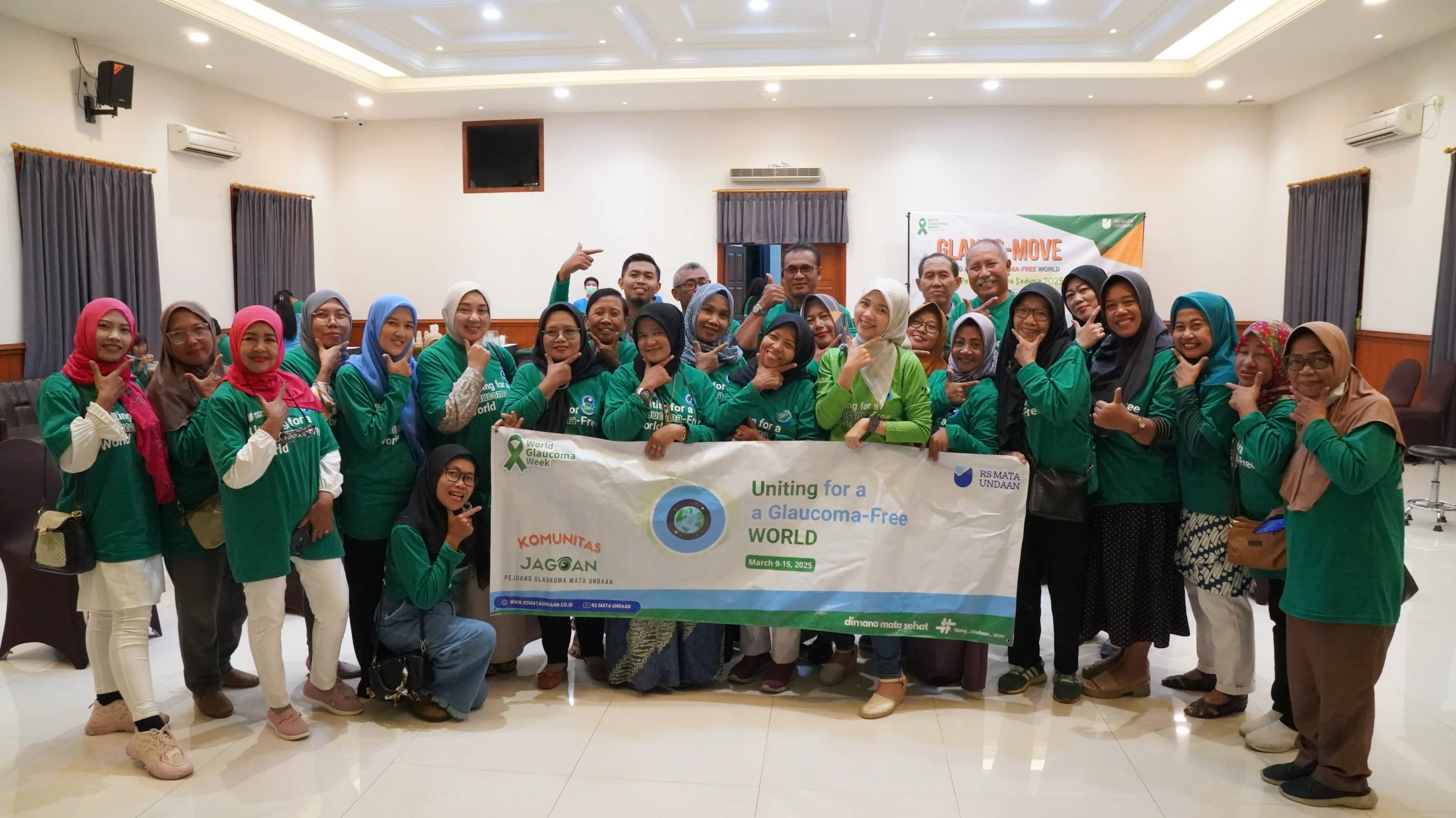 Gathering Komunitas JAGOAN: "Glauco Move" Rayakan Pekan Glaukoma Sedunia 2025
