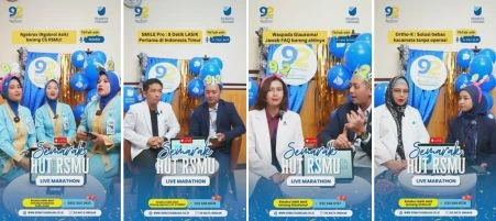 RS Mata Undaan Gelar Live Streaming Marathon 4 Jam Nonstop di TikTok untuk Rayakan HUT ke-92